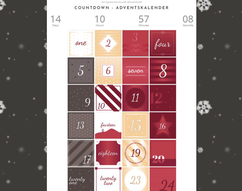 sitz-art® Adventskalender