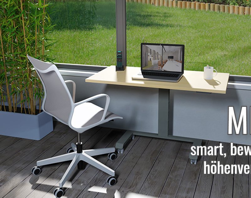 MIA - Höhenverstellbarer Schreibtisch sitz-art® Berlin